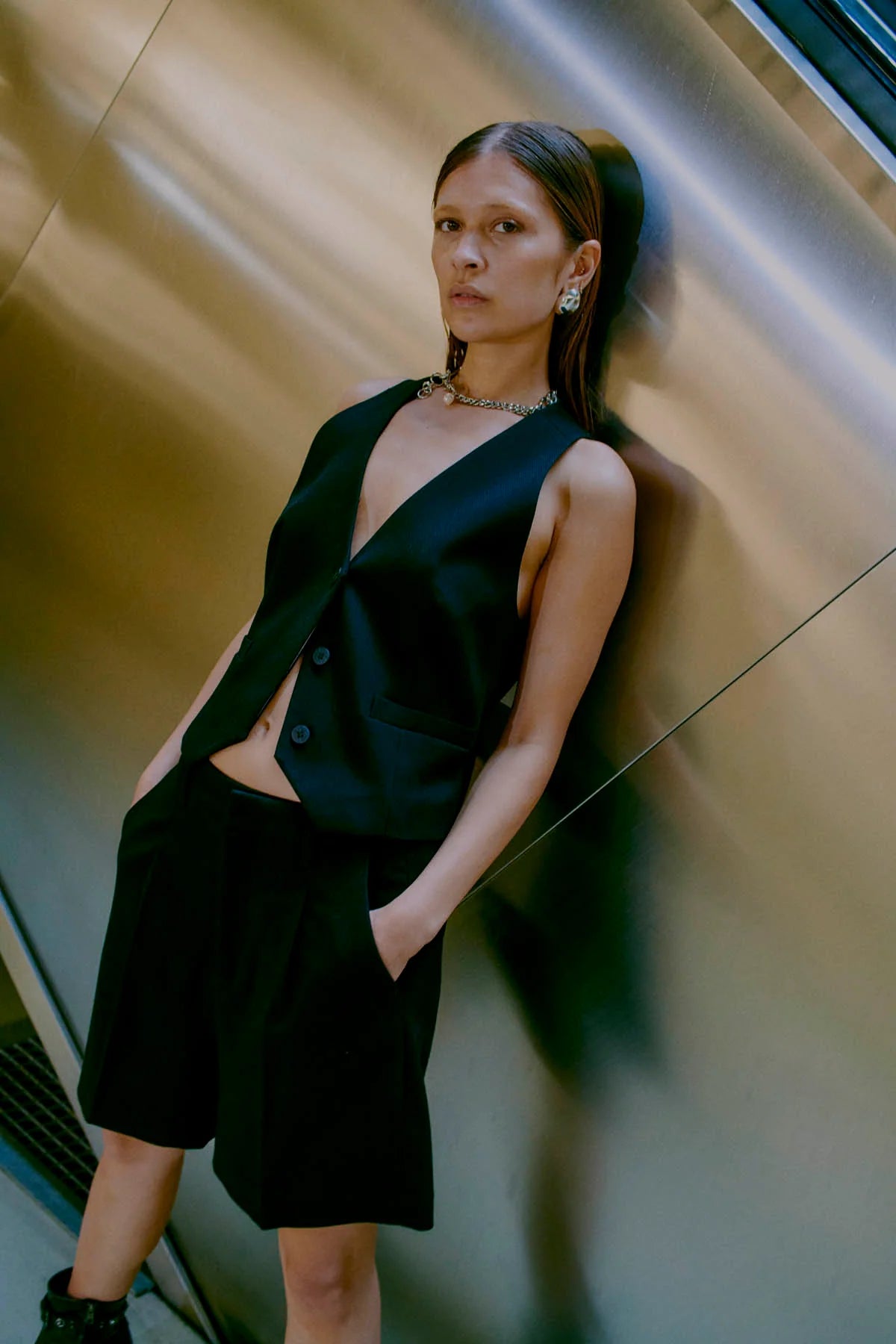 CMTAILOR - SHORTS - Black