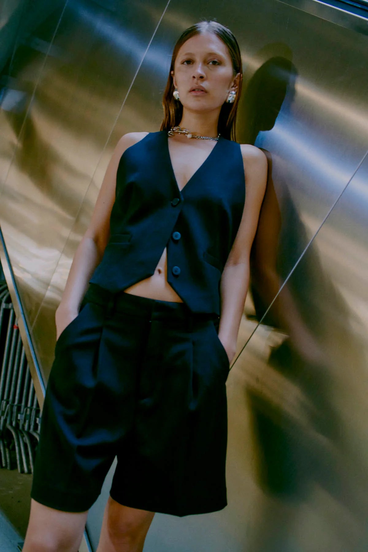 CMTAILOR - SHORTS - Black