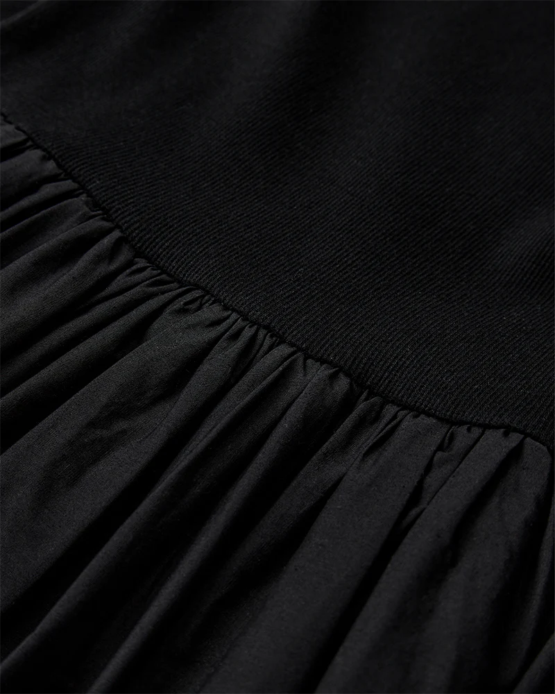 CMSIV - KJOLE MED BALLONEFFEKT - SORT